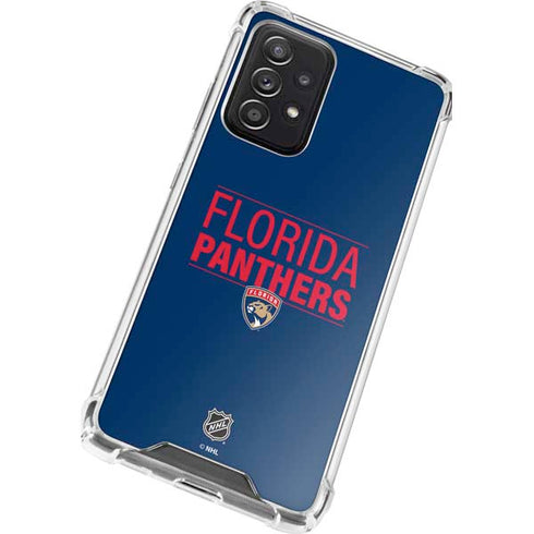 NHL Florida Panthers Lineup Galaxy A52 5G Clear Case