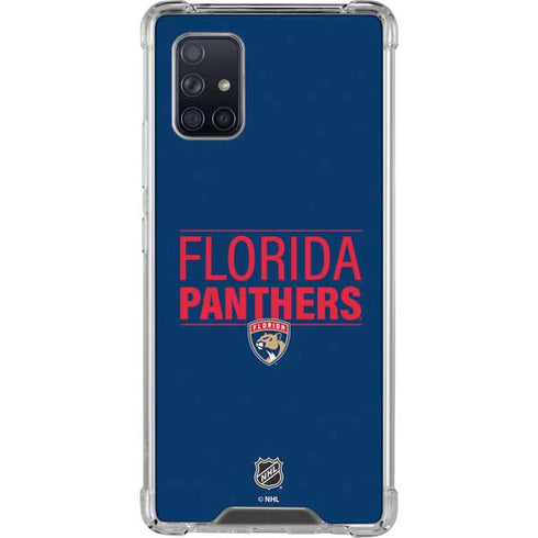NHL Florida Panthers Lineup Galaxy A71 5G Clear Case