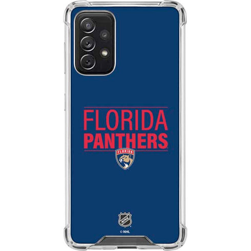 NHL Florida Panthers Lineup Galaxy A72 5G Clear Case