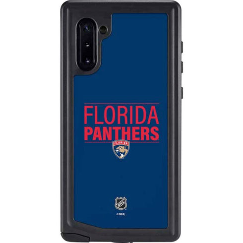 NHL Florida Panthers Lineup Galaxy Note 10 Waterproof Case