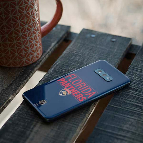 NHL Florida Panthers Lineup Galaxy S10e Skin