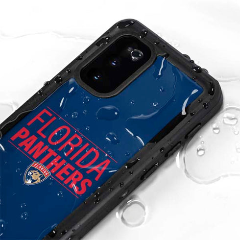 NHL Florida Panthers Lineup Galaxy S20 Waterproof Case