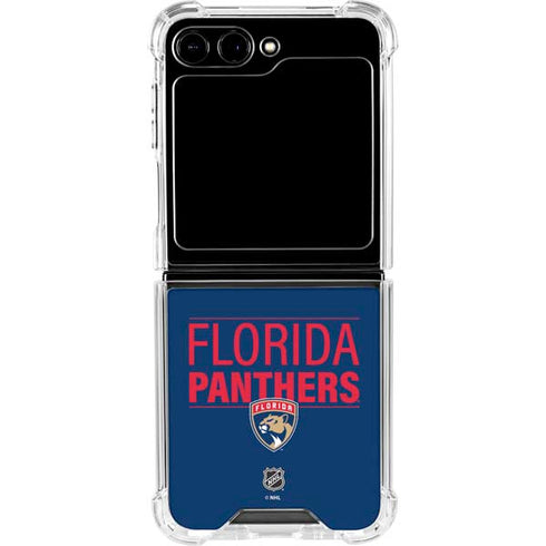 NHL Florida Panthers Lineup Galaxy Z Flip5 5G Clear Case