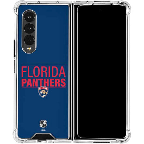 NHL Florida Panthers Lineup Galaxy Z Fold4 5G Clear Case