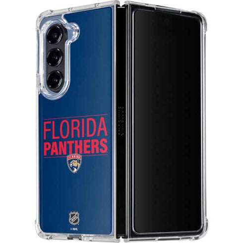 NHL Florida Panthers Lineup Galaxy Z Fold5 5G Clear Case
