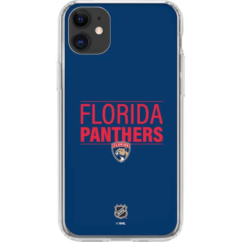NHL Florida Panthers Lineup iPhone 11 Clear Case