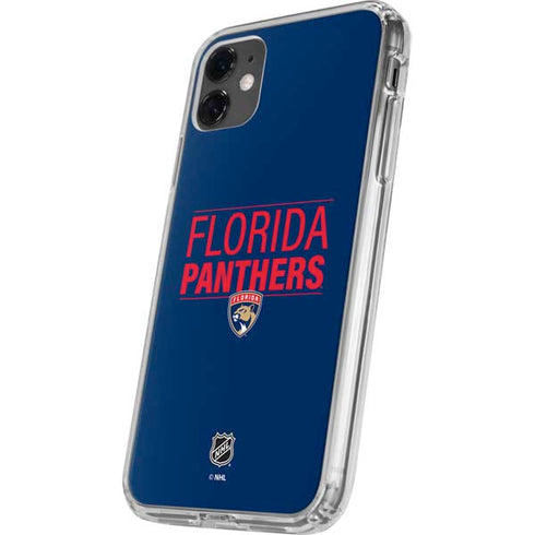 NHL Florida Panthers Lineup iPhone 11 Clear Case