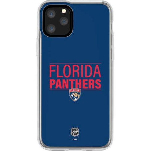 NHL Florida Panthers Lineup iPhone 11 Pro Clear Case
