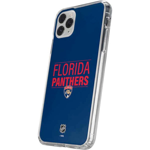 NHL Florida Panthers Lineup iPhone 11 Pro Clear Case