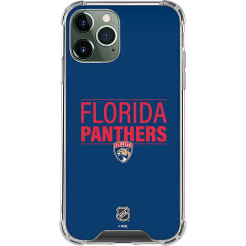 NHL Florida Panthers Lineup iPhone 11 Pro Max Clear Case