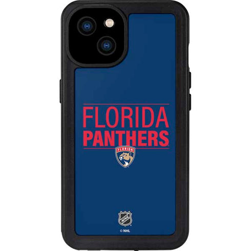 NHL Florida Panthers Lineup iPhone 15 Plus Waterproof Case