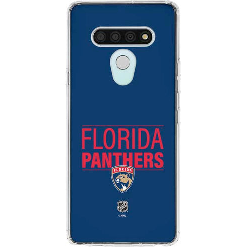 NHL Florida Panthers Lineup LG Stylo 6 Clear Case