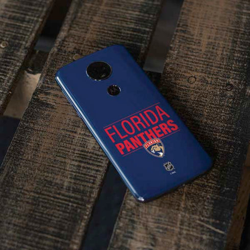 NHL Florida Panthers Lineup Moto E5 Plus Skin