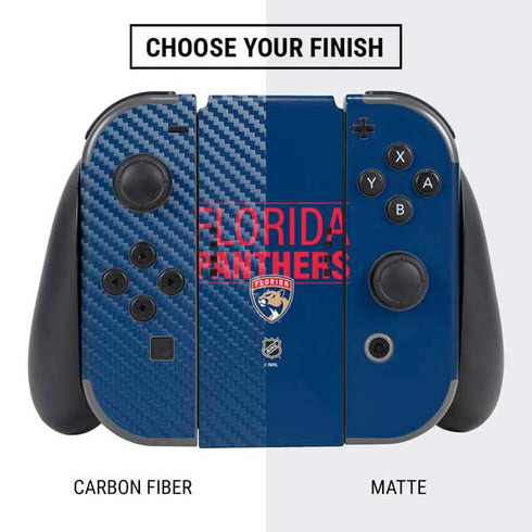 NHL Florida Panthers Lineup Nintendo Switch Bundle Skin