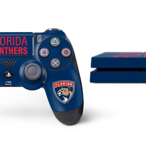 NHL Florida Panthers Lineup PS4 Console and Controller Bundle Skin