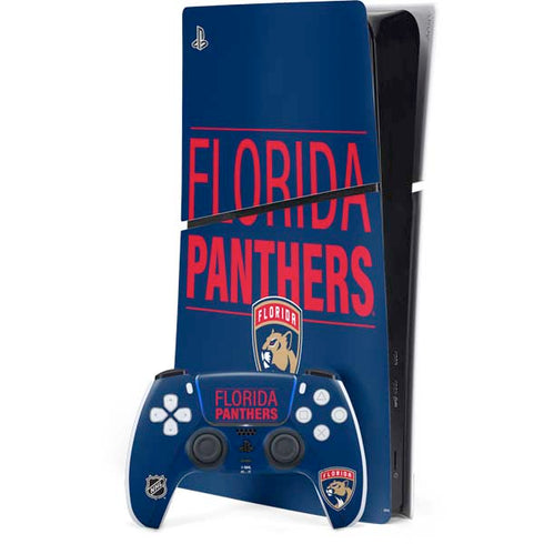 NHL Florida Panthers Lineup PS5 Slim Digital Edition Bundle Skin