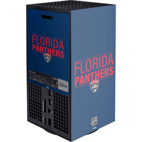 NHL Florida Panthers Lineup Xbox Series X Console Skin
