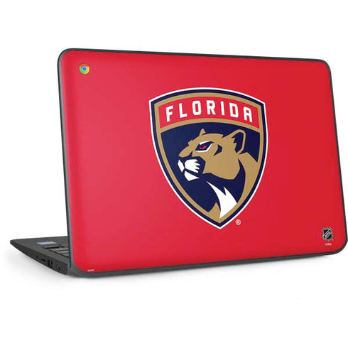 NHL Florida Panthers Logo HP Chromebook Skin