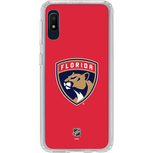 NHL Florida Panthers Logo Galaxy A10e Clear Case