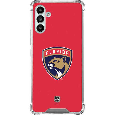 NHL Florida Panthers Logo Galaxy A13 5G Clear Case