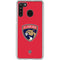 NHL Florida Panthers Logo Galaxy A21 Clear Case