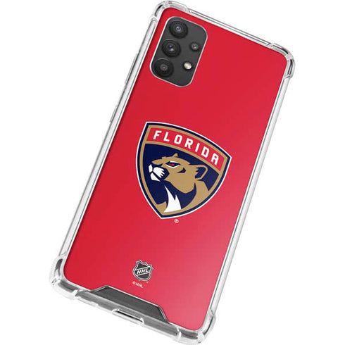 NHL Florida Panthers Logo Galaxy A32 5G Clear Case