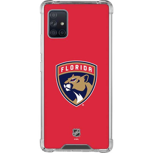 NHL Florida Panthers Logo Galaxy A51 5G Clear Case
