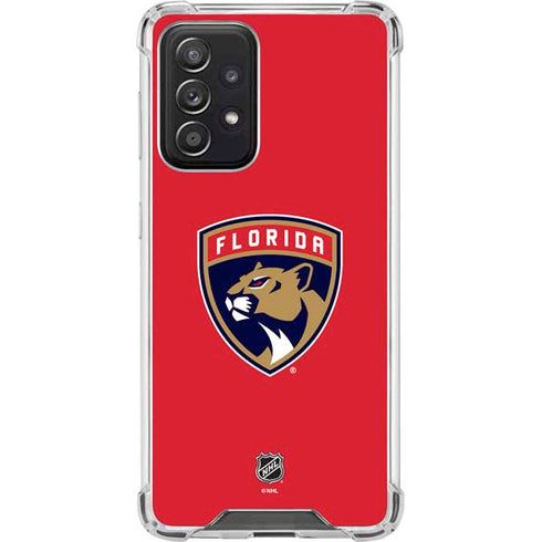 NHL Florida Panthers Logo Galaxy A52 5G Clear Case