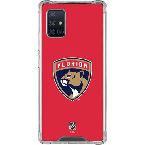 NHL Florida Panthers Logo Galaxy A71 5G Clear Case