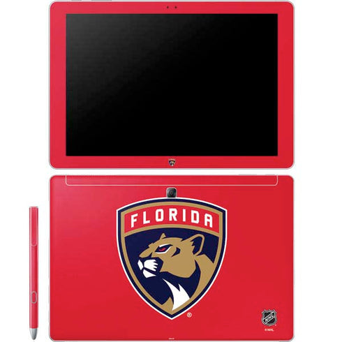 NHL Florida Panthers Logo Galaxy Book 12in Skin