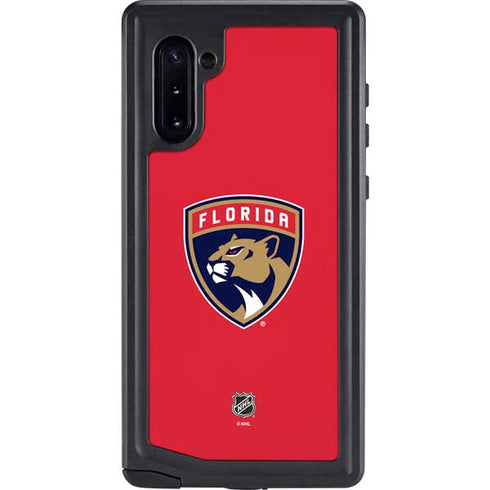 NHL Florida Panthers Logo Galaxy Note 10 Waterproof Case