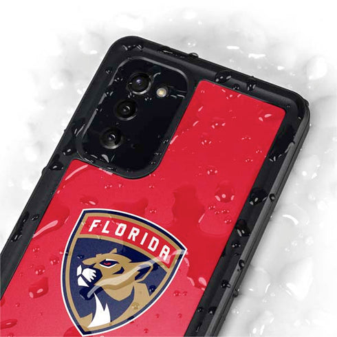 NHL Florida Panthers Logo Galaxy Note20 5G Waterproof Case