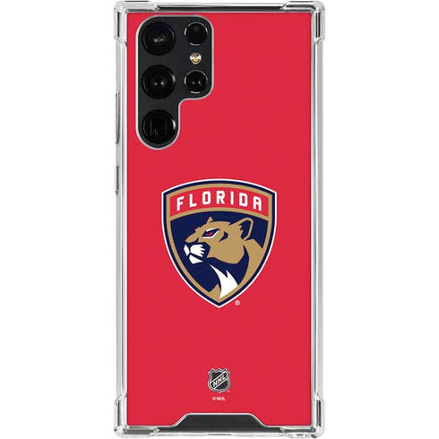 NHL Florida Panthers Logo Galaxy S22 Ultra Clear Case