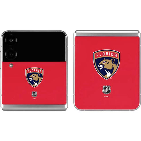NHL Florida Panthers Logo Galaxy Z Flip4 5G Skin