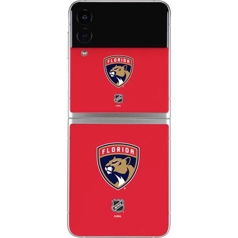 NHL Florida Panthers Logo Galaxy Z Flip4 5G Skin