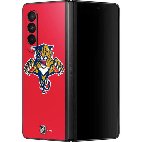 NHL Florida Panthers Logo Galaxy Z Fold3 5G Skin