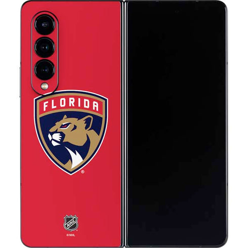 NHL Florida Panthers Logo Galaxy Z Fold4 5G Skin