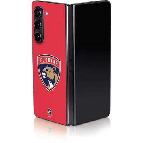 NHL Florida Panthers Logo Galaxy Z Fold5 5G Skin