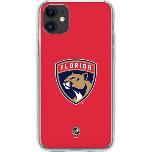 NHL Florida Panthers Logo iPhone 11 Clear Case