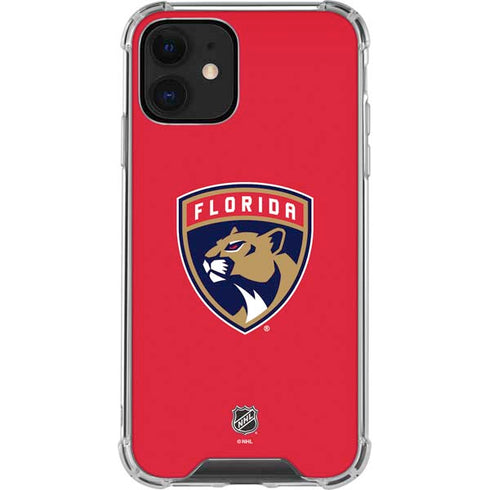 NHL Florida Panthers Logo iPhone 12 Clear Case