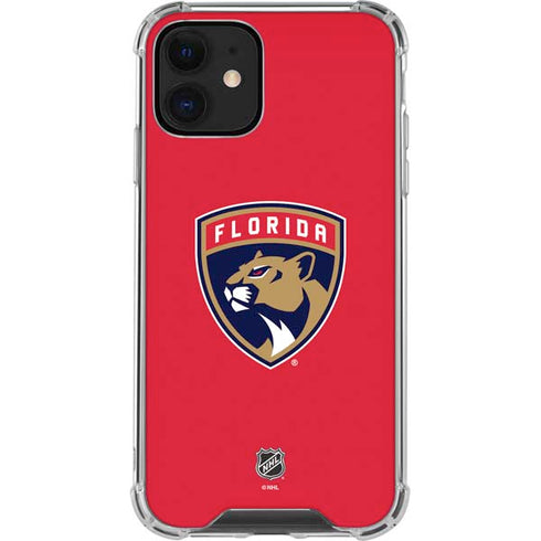 NHL Florida Panthers Logo iPhone 12 Mini Clear Case