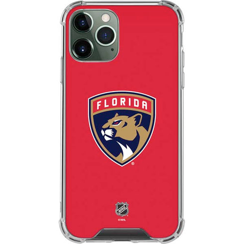 NHL Florida Panthers Logo iPhone 12 Pro Clear Case
