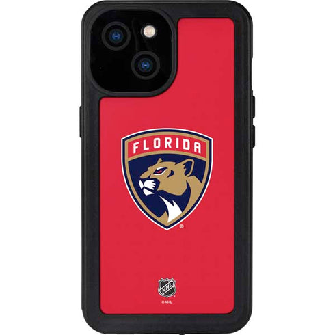 NHL Florida Panthers Logo iPhone 13 Mini Waterproof Case