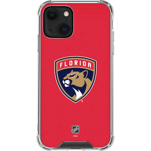NHL Florida Panthers Logo iPhone 14 Plus Clear Case