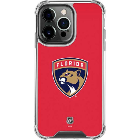 NHL Florida Panthers Logo iPhone 14 Pro Clear Case