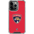 NHL Florida Panthers Logo iPhone 14 Pro Clear Case