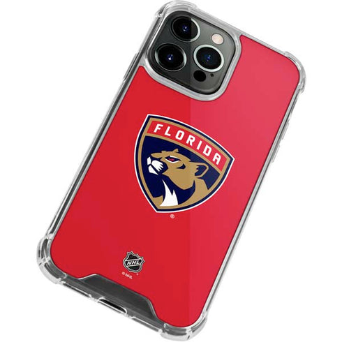 NHL Florida Panthers Logo iPhone 14 Pro Clear Case