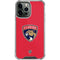 NHL Florida Panthers Logo iPhone 14 Pro Max Clear Case