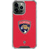 NHL Florida Panthers Logo iPhone 14 Pro Max Clear Case