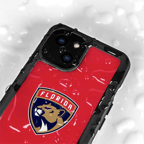 NHL Florida Panthers Logo iPhone 15 Waterproof Case